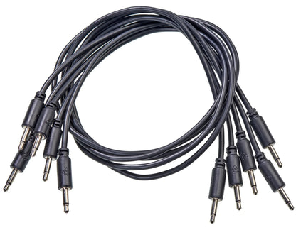 Black Market Modular Patch Cables – 50cm Mono (Set of 5, Various Colours)