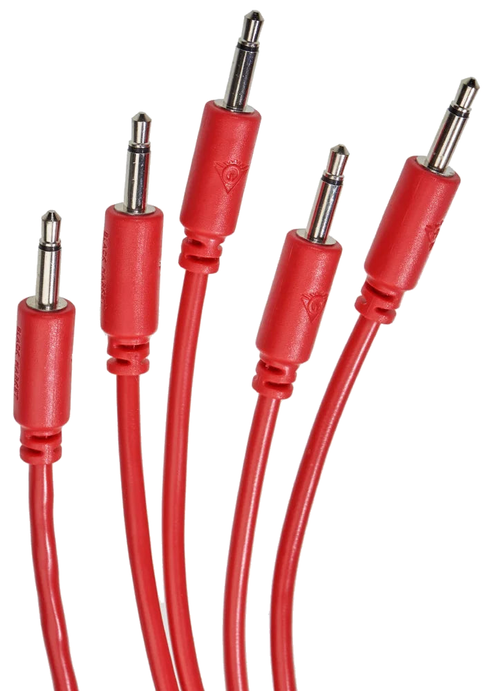 Black Market Modular Patch Cables – 150cm Length (Set of 5, Various Colours)