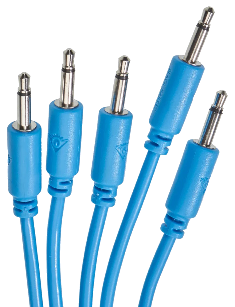 Black Market Modular Patch Cables – 150cm Length (Set of 5, Various Colours)
