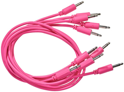Black Market Modular Patch Cables – 50cm Mono (Set of 5, Various Colours)