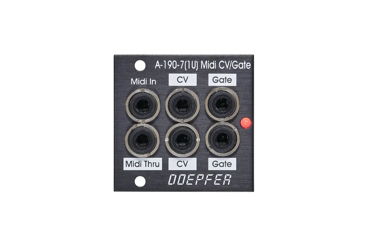 Doepfer A-190-7 1U Micro Midi CV/Gate Interface