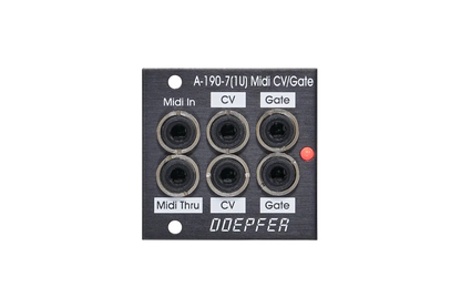 Doepfer A-190-7 1U Micro Midi CV/Gate Interface