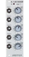 Doepfer - A-138b Mixer Logarithmic (Silver)