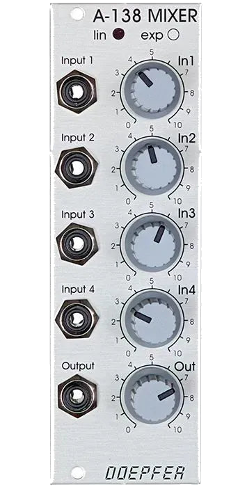 Doepfer - A-138b Mixer Logarithmic (Silver)