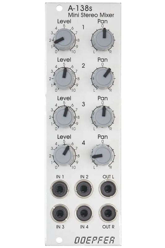 Doepfer - A-138s Mini Stereo Mixer (Silver)