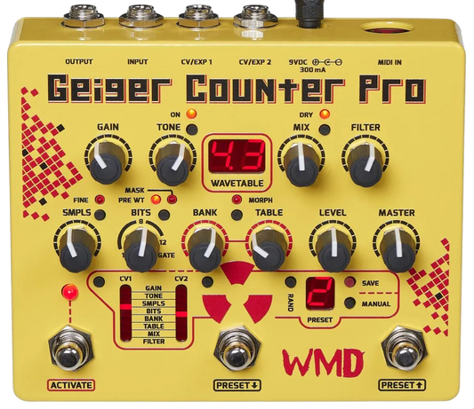 WMD GEIGER COUNTER PRO Pedal (yellow)