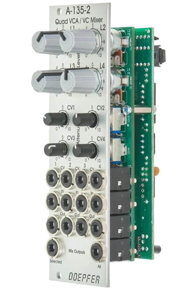 Doepfer - A-135-2 Mini Quad VCA / Mixer (Silver)