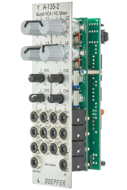Doepfer - A-135-2 Mini Quad VCA / Mixer (Silver)