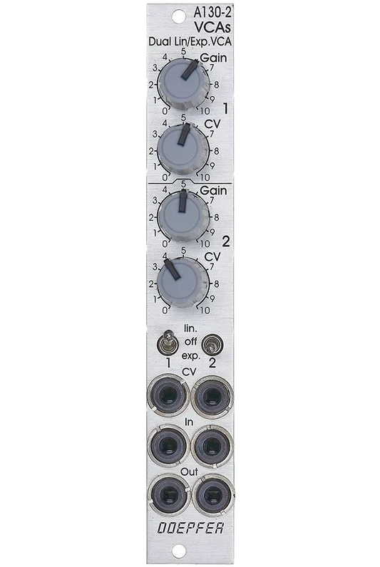 Doepfer - A-130-2 Dual Lin/Exp VCA Slim Line (Silver)