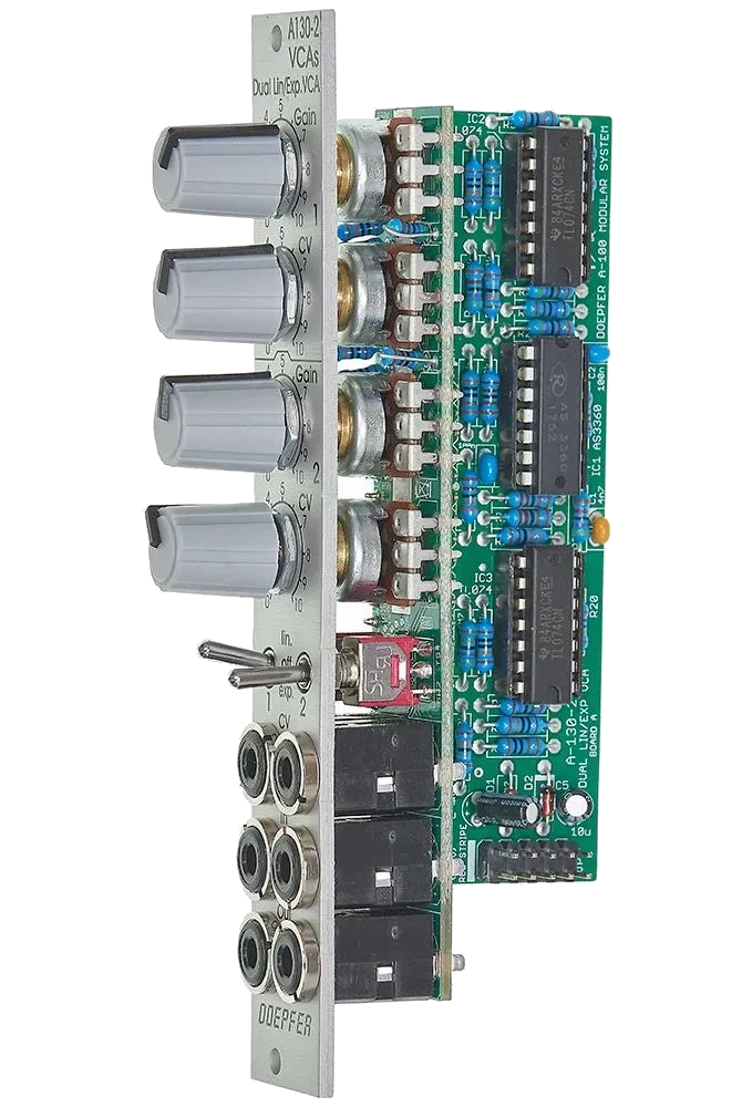 Doepfer - A-130-2 Dual Lin/Exp VCA Slim Line (Silver)