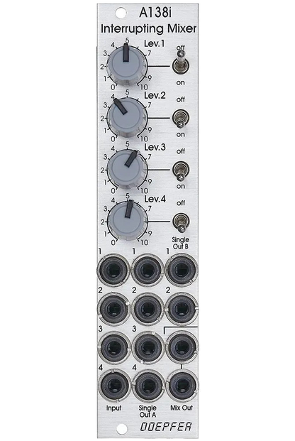 Doepfer - A-138i Quad Mixer with Mutes