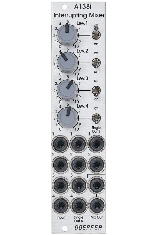 Doepfer - A-138i Quad Mixer with Mutes