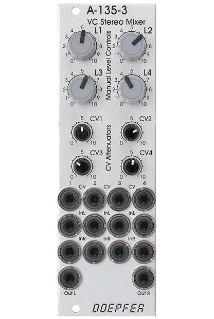 Doepfer A-135-3 Voltage Controlled Stereo Mixer
