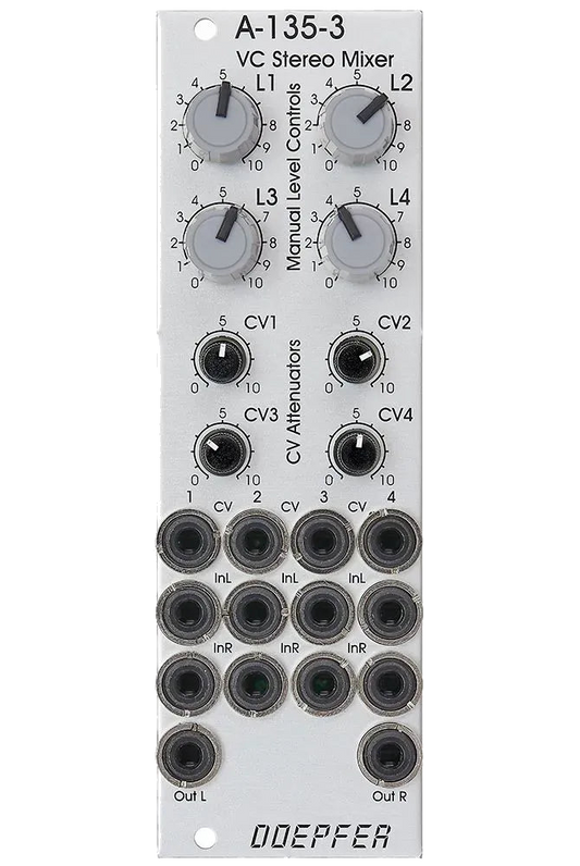 Doepfer A-135-3 Voltage Controlled Stereo Mixer