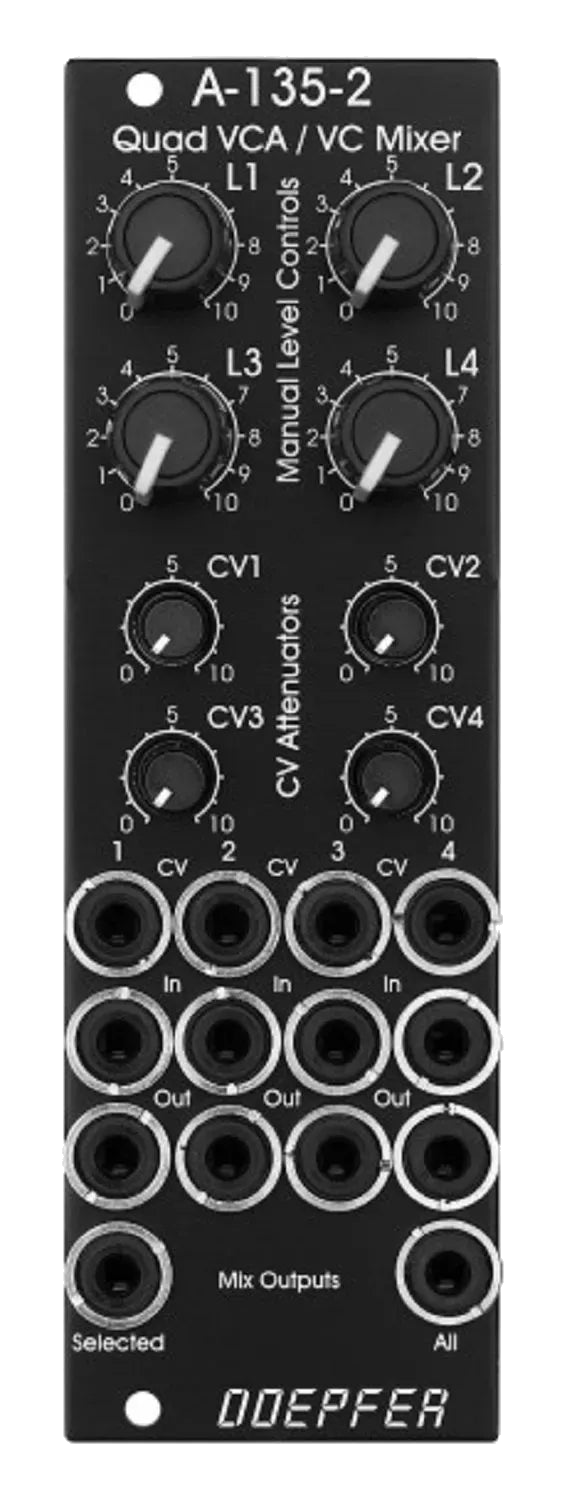 Doepfer - A-135-2 Mini Quad VCA / Mixer (Vintage Edition)