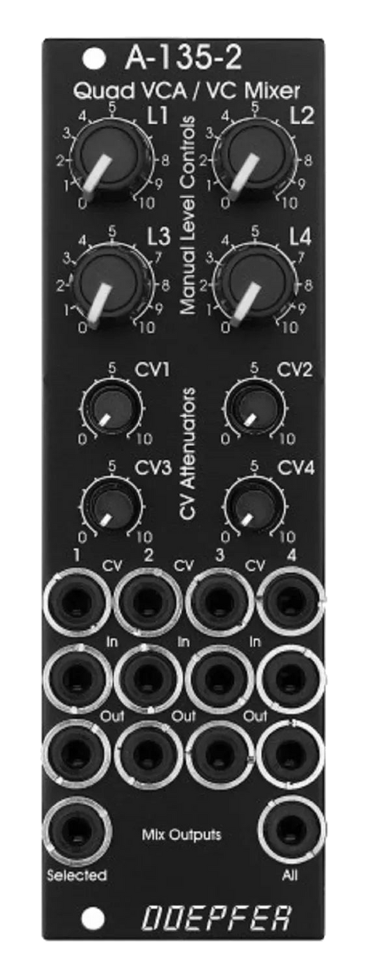 Doepfer - A-135-2 Mini Quad VCA / Mixer (Vintage Edition)