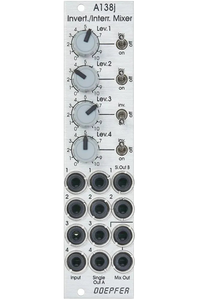 Doepfer - A-138j Inverting/Interrupting Mixer (Janus Mixer)