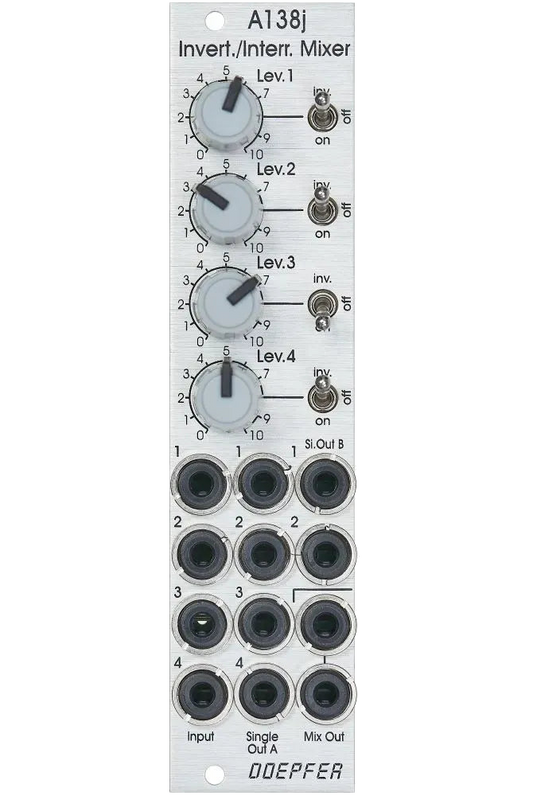 Doepfer - A-138j Inverting/Interrupting Mixer (Janus Mixer)