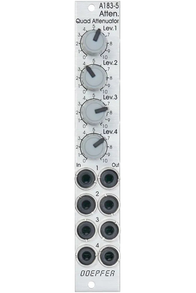 Doepfer A-183-5 Quad Attenuator