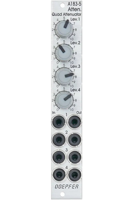 Doepfer A-183-5 Quad Attenuator