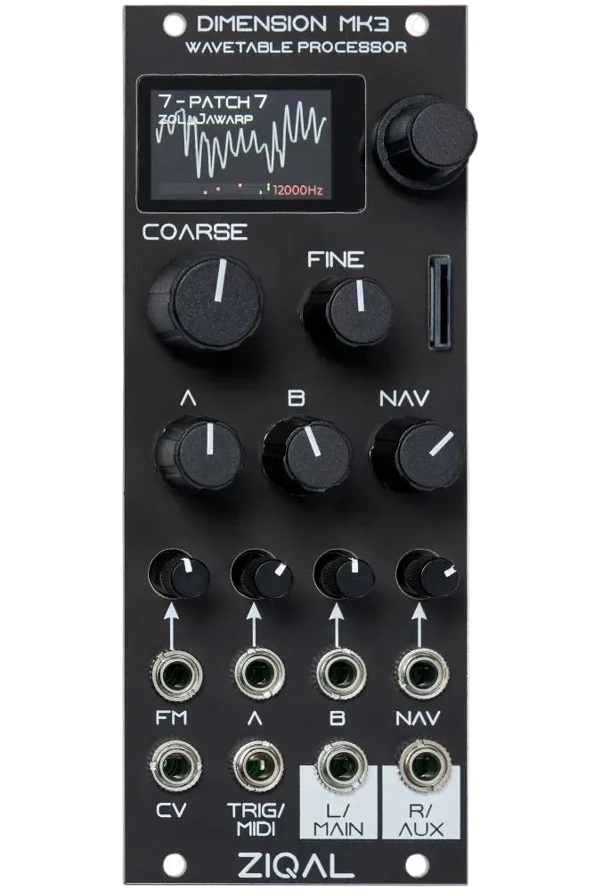Ziqal Dimension MK3 Polyphonic Wavetable Oscillator