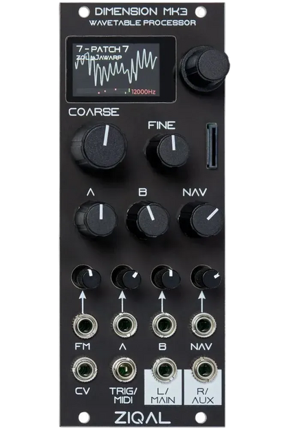 Ziqal Dimension MK3 Polyphonic Wavetable Oscillator