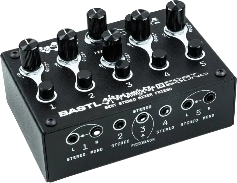 Bastl Instruments Bestie | Compact Stereo Mixer with Feedback and ...