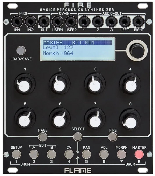 Flame Drum Factory Bundle - TAKT Sequencer, FIRE Drum Synth + Joystick Recorder