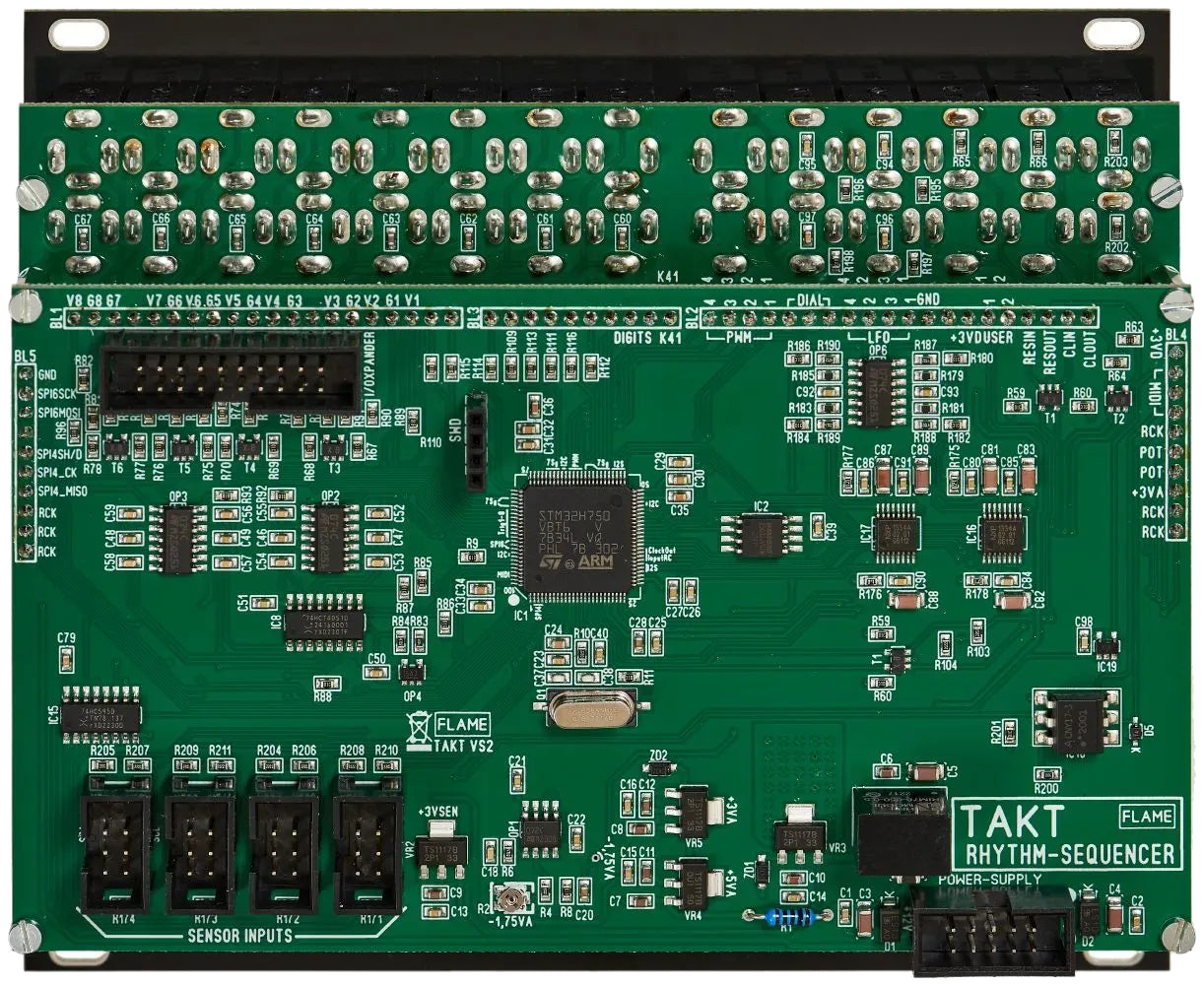 Flame Takt Rhythm Sequencer black