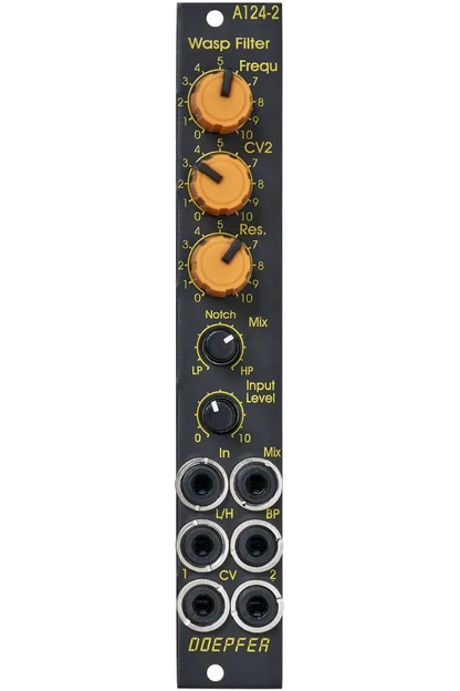Doepfer - A-124-2SE Wasp Filter SE Black/Yellow (Slim Line)