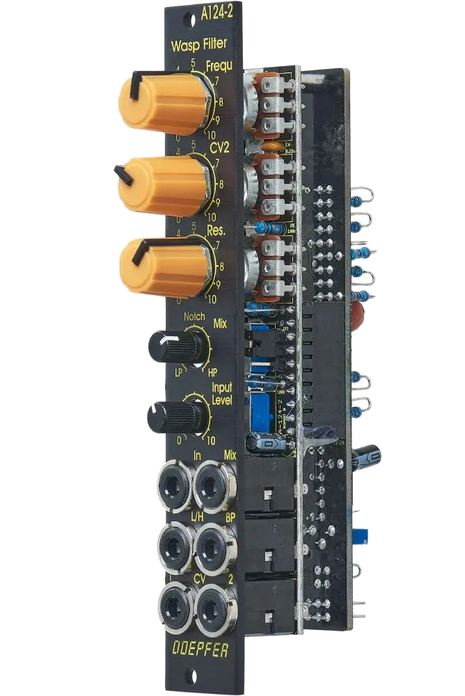 Doepfer - A-124-2SE Wasp Filter SE Black/Yellow (Slim Line)