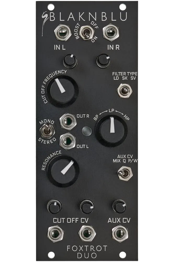 BlaknBlu Foxtrot Duo - Dual Stereo Filter with 3 Classic Models
