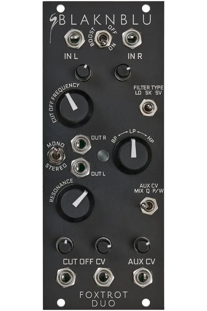 BlaknBlu Foxtrot Duo - Dual Stereo Filter with 3 Classic Models