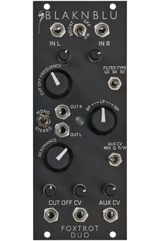 BlaknBlu Foxtrot Duo - Dual Stereo Filter with 3 Classic Models