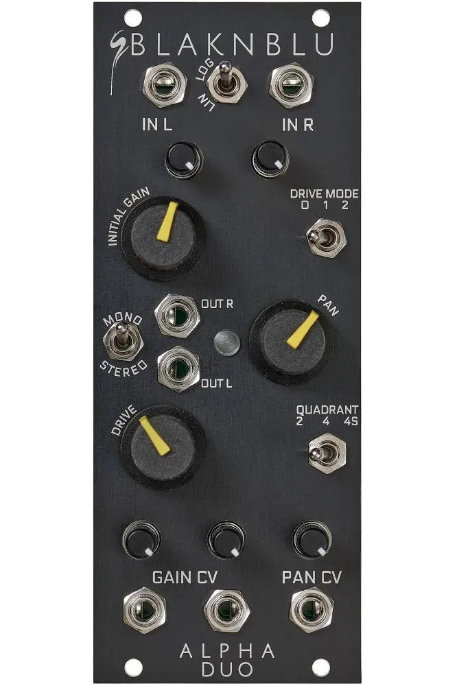 BlaknBlu Alpha Duo – Dual VCA With Overdrive, Ring Mod, and Stereo Control