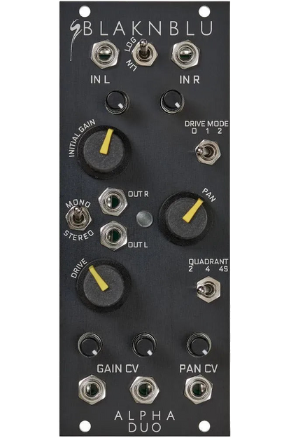 BlaknBlu Alpha Duo – Dual VCA With Overdrive, Ring Mod, and Stereo Control