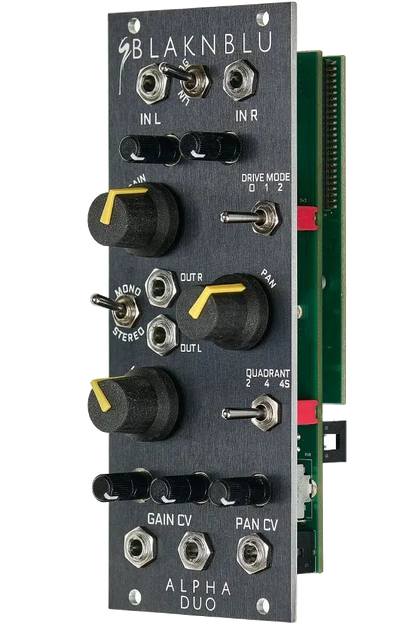 BlaknBlu Alpha Duo – Dual VCA With Overdrive, Ring Mod, and Stereo Control