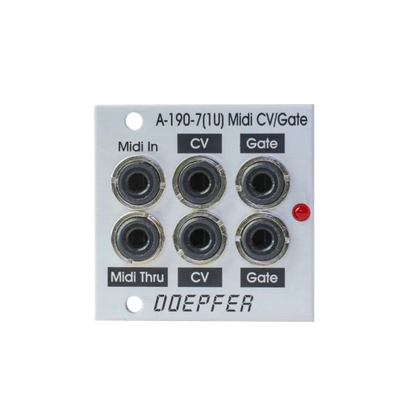 Doepfer A-190-7 1U Micro Midi CV/Gate Interface