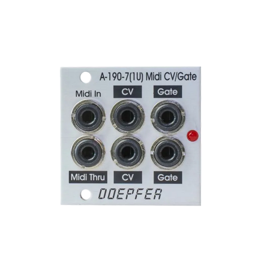 Doepfer A-190-7 1U Micro Midi CV/Gate Interface