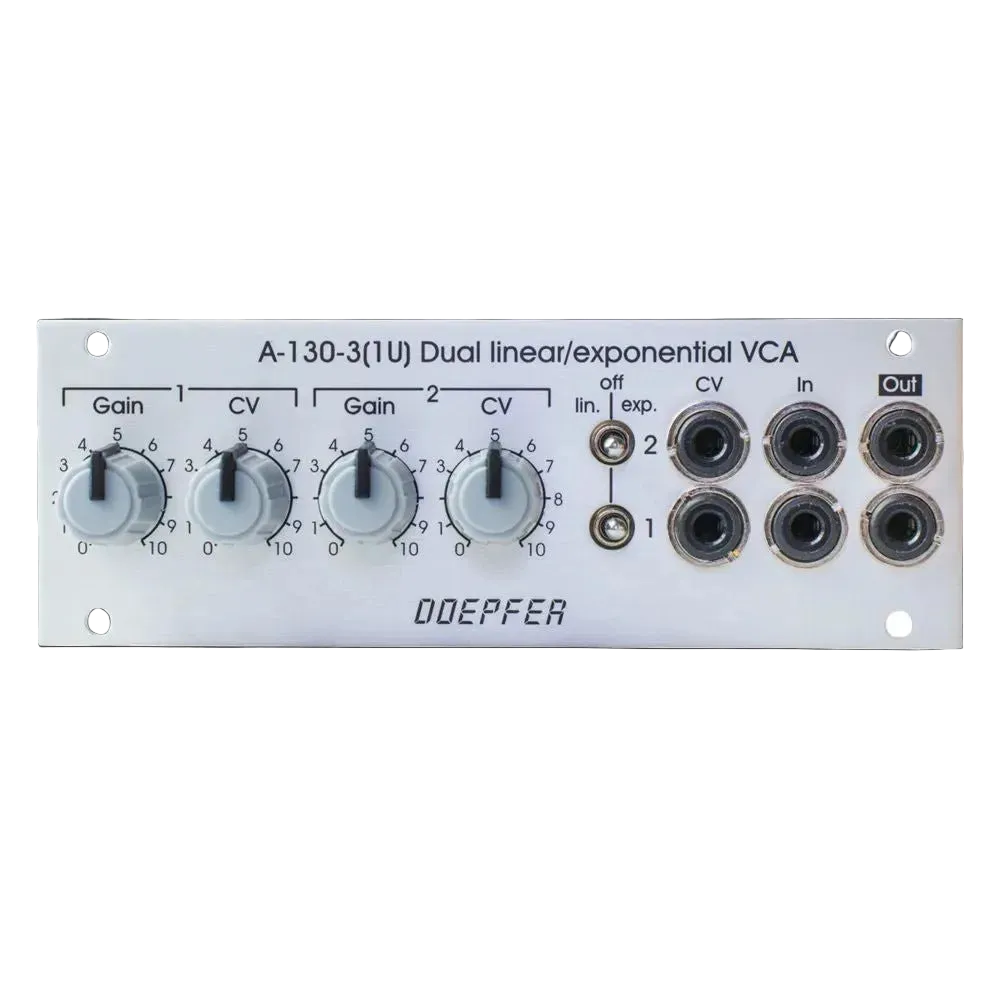 Doepfer A-130-3 1U Dual lin/log VCA