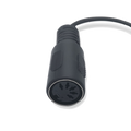MIDI Breakout Cable: Audio Stereo Minijack TRS 3.5mm Male to MIDI 5-Pin DIN Type A Female
