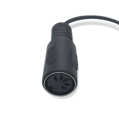 MIDI Breakout Cable: Audio Stereo Minijack TRS 3.5mm Male to MIDI 5-Pin DIN Type A Female