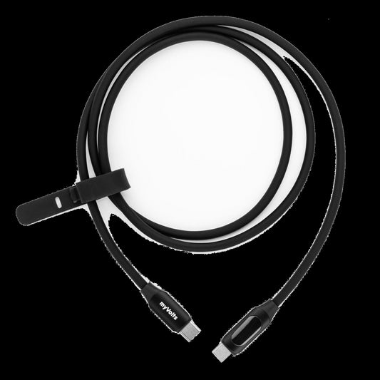 myVolts USB-C Power Cable with LCD Display (Various Colours)