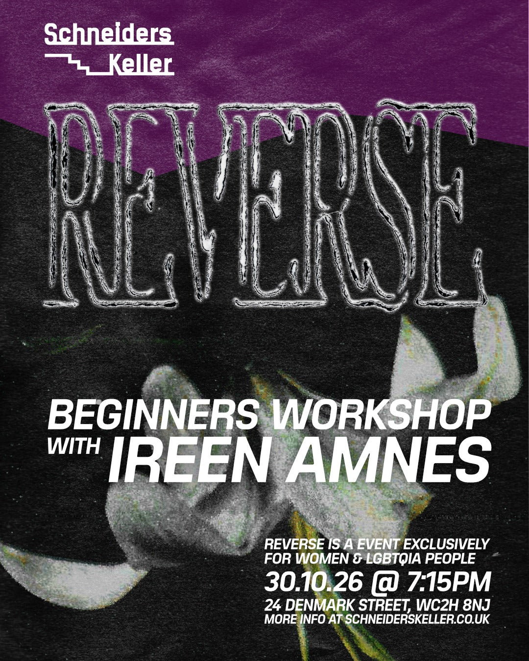 REVERSE WORKSHOP - Beginners Modular Workshop with Ireen Amnes - 30th October 7:15pm