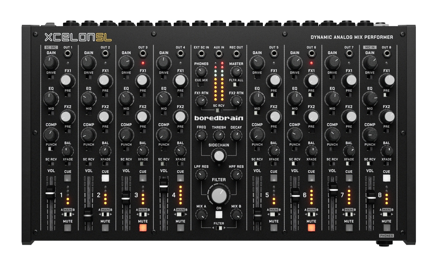 Boredbrain Music Xcelon SL Dynamic Analog Desktop Mixer