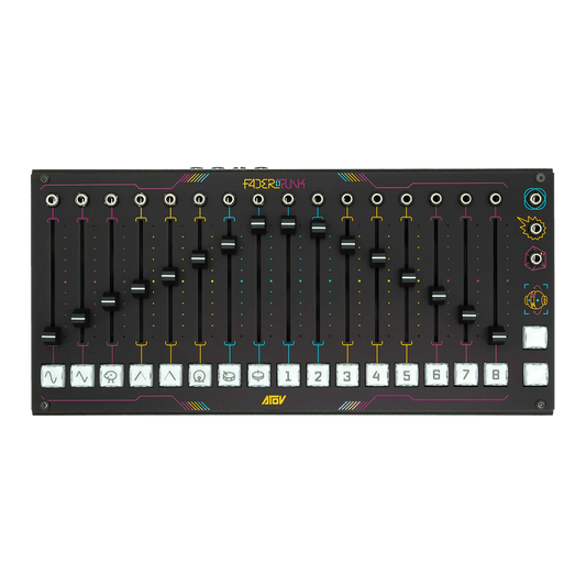 AtoV Faderpunk – 16-Channel Modulation Controller for Modular, MIDI & Desktop