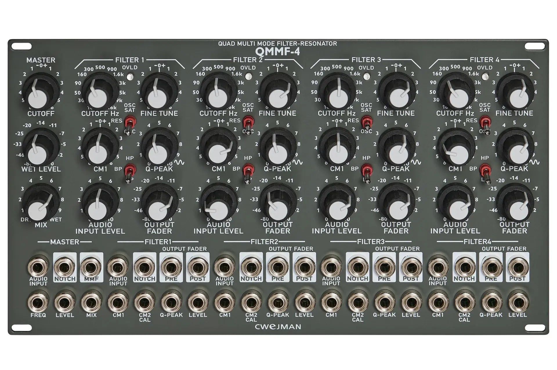 Cwejman Music - QMMF Quad Multimode Filter Resonator