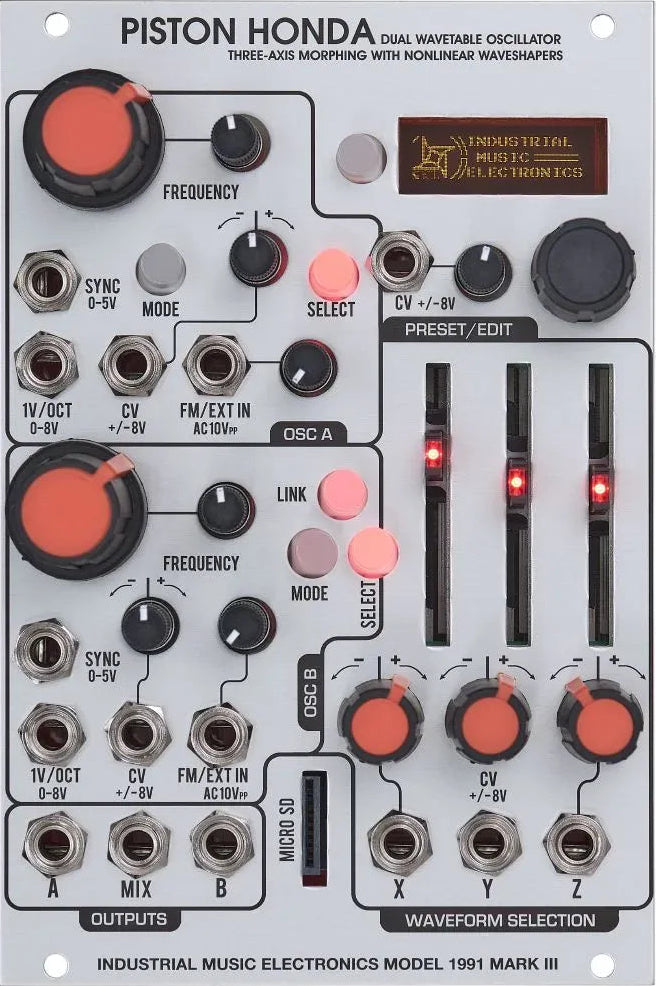 Industrial Music Electronics - Piston Honda Mark III