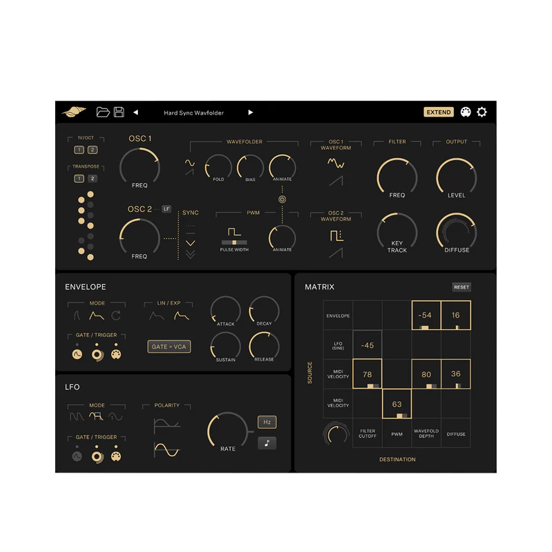 Instruō Seashell – Semi-Modular Synth