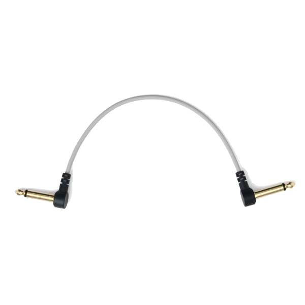 myVolts Candycord 10cm Mono Patch Cable Pineapple Yellow